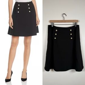 Kate Spade Faux-Pearl Button Mini Skirt‎